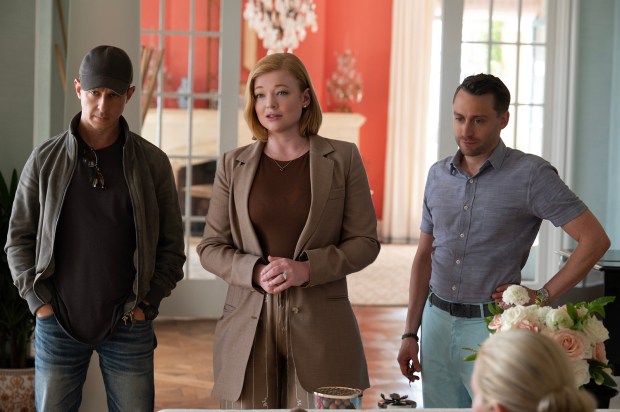 Jeremy Strong, Sarah Snook and Kieran Culkin star in "Succession."