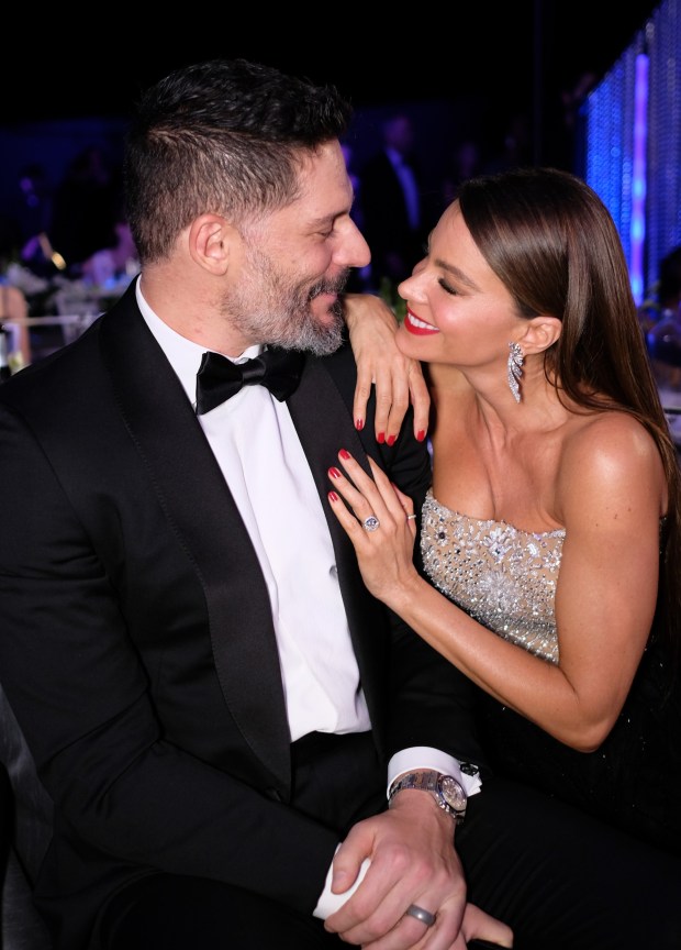 LOS ANGELES, CA - JANUARY 29: Actors Joe Manganiello and Sofia Vergara attend The 23rd Annual Screen Actors Guild Awards at The Shrine Auditorium on January 29, 2017 in Los Angeles, California. 26592_009 (Photo by Dimitrios Kambouris/Getty Images for TNT)