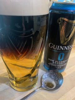 Guinness offers a non-alcoholic beer. (Photo by Jeff Burkhart)