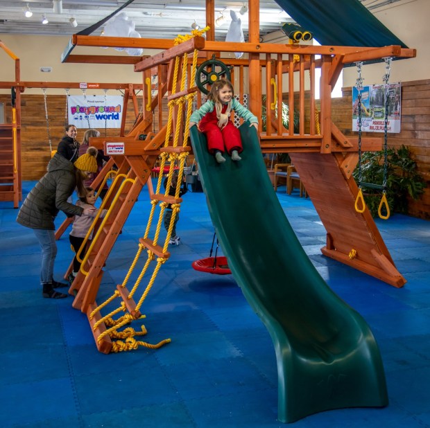 Lake Metroparks Farmpark in Kirtland is hosting Fun Time on the Farm Indoor Play Area, featuring two playground sets and a swing set, along with the opportunity to watch newborn lambs at play, milk a cow, go for a wagon ride, learn about plant life and discover what happens on the farm during winter, Jan. 20 through March 3 (9 am to 5 pm Tuesday through Sunday). Details: goto.lakemetroparks.com/farmpark-indoor-play-area. (Albert A. Susinskas)